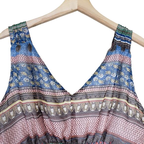STITCHDROP Womens XL Lovina Bali Boho Maxi Dress NEW - Picture 6 of 12